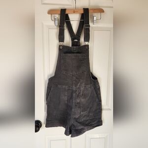 Aerie Gray Denim Overalls. Size: XS/TP